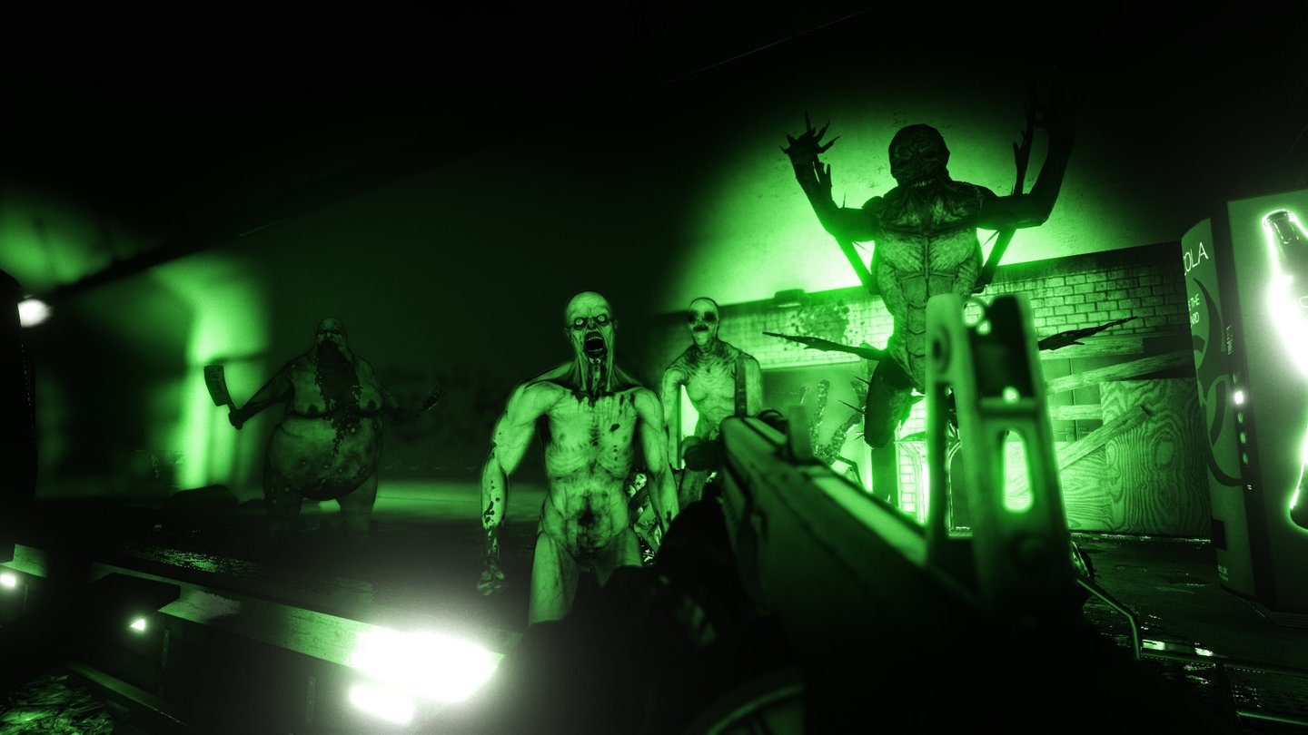 Killing Floor 2Freischaltbare Skills erweitern das Spielerlebnis, wenn beispielsweise der Kommando die Taschenlampe gegen ein Nachtsichtgerät tauscht.