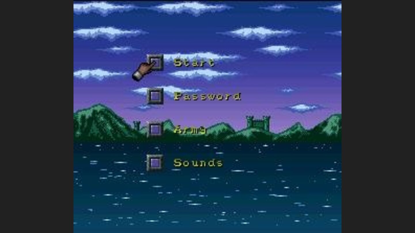 Main menu