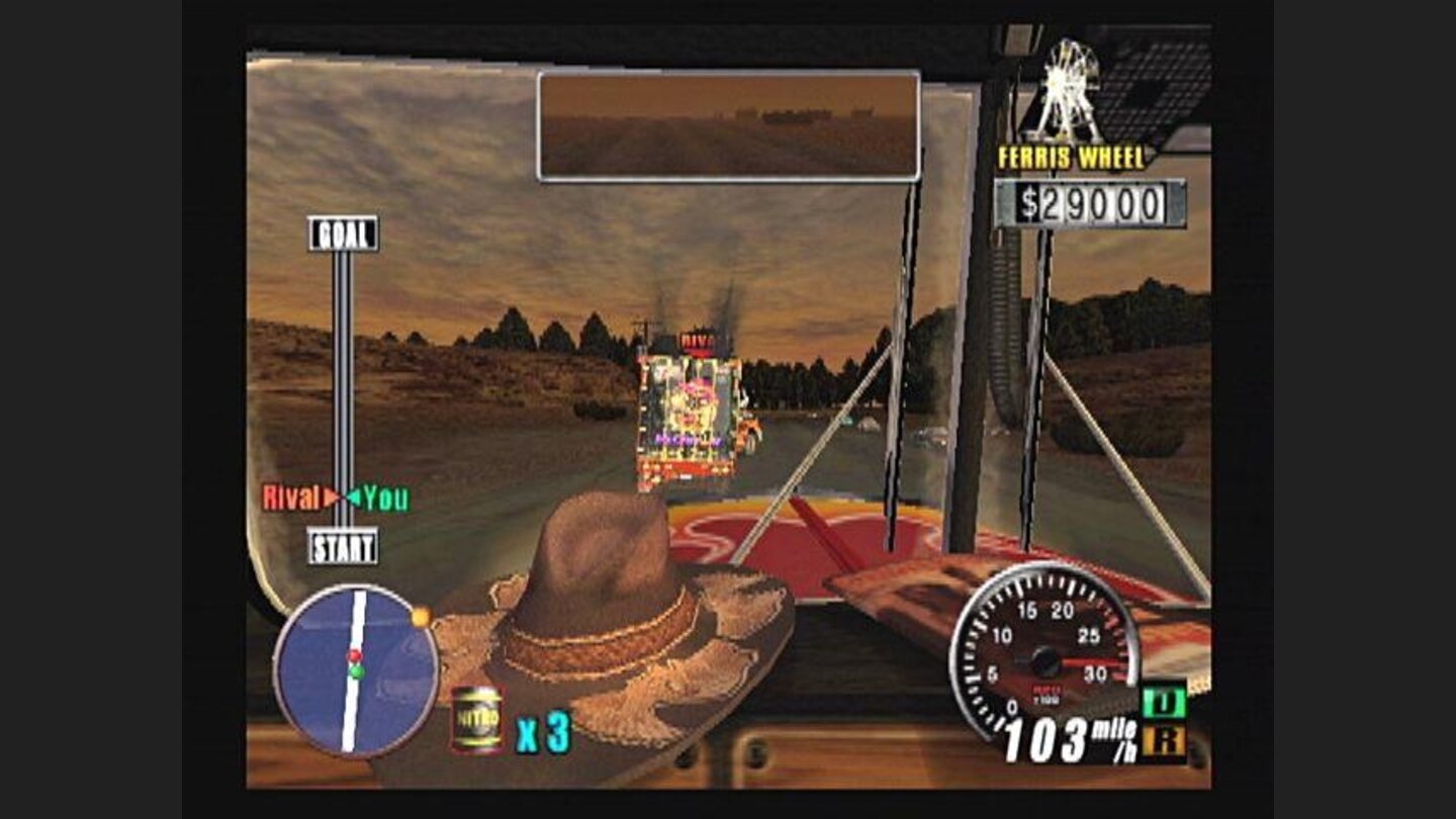 The view from inside your truck