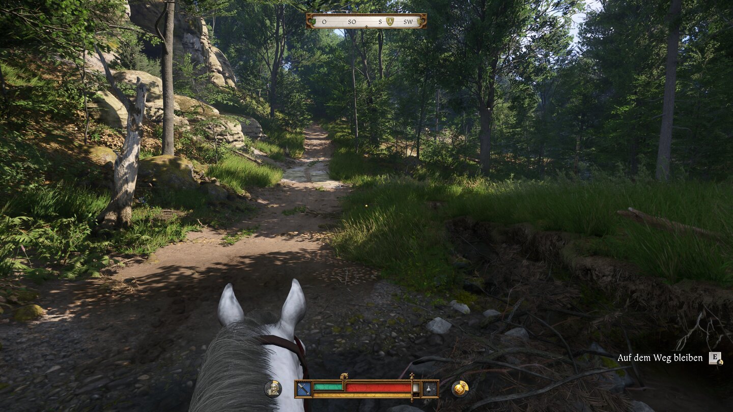 Diese Wälder! Das Zusammenspiel aus Komposition, Licht und Farben macht die Landschaften von KCD 2 zu einer Augenweide.