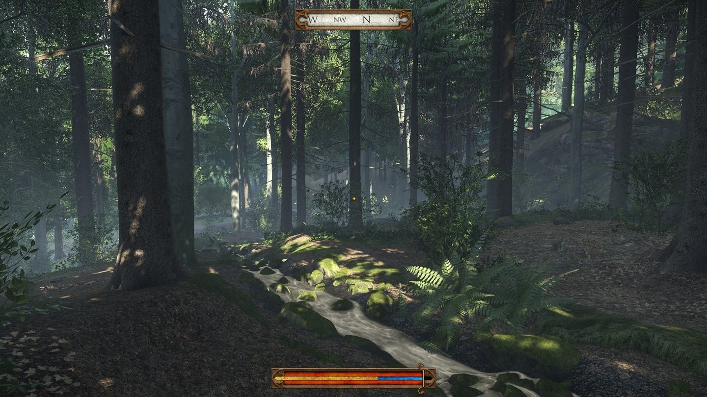 Kingdom Come: Deliverance – Alpha-VersionDie authentische Gestaltung der Spielwelt ist schon jetzt phänomenal. Der Wald im Spiel sieht sagenhaft gut aus – und echt!