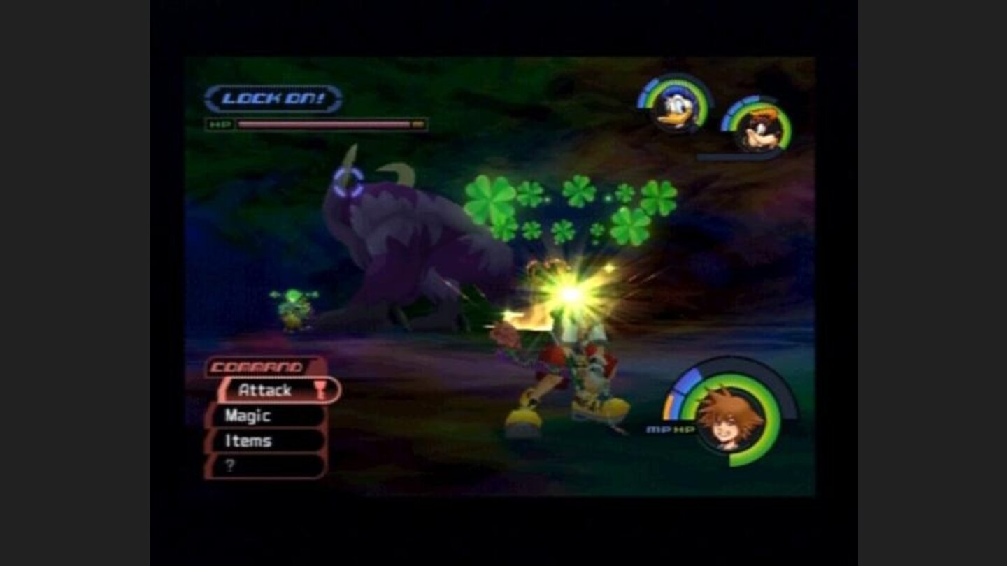Using magic to heal yourself during the combat.