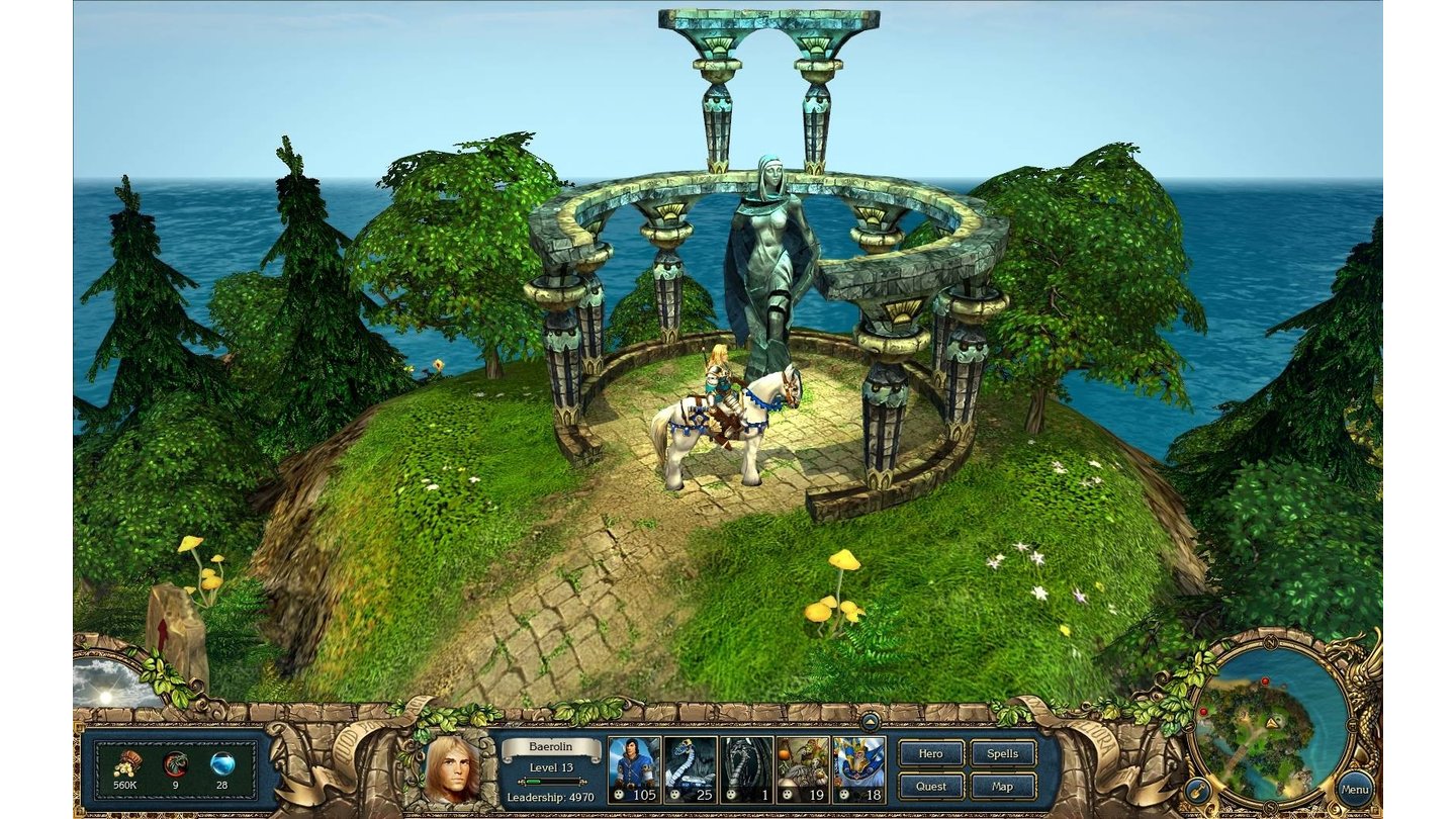 Kings Bounty The LegendPassend zum Wochenende präsentieren Ihnen die Entwickler von Katauri Interactive einige neue Screenshots aus dem Runden-Strategiespiel King's Bounty: The Legend