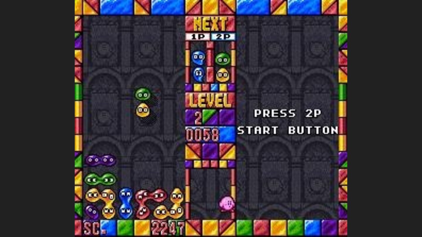 In the practice mode you play alone. Bubbles of the same color will stick together, a group of 4 or more will explode and disappear.