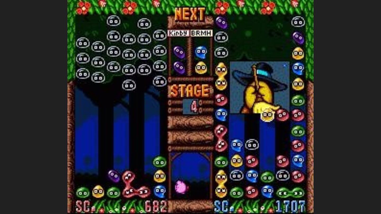 An important part of the gameplay is making combos as they will start an avalanche of boulders on your opponents side of the screen