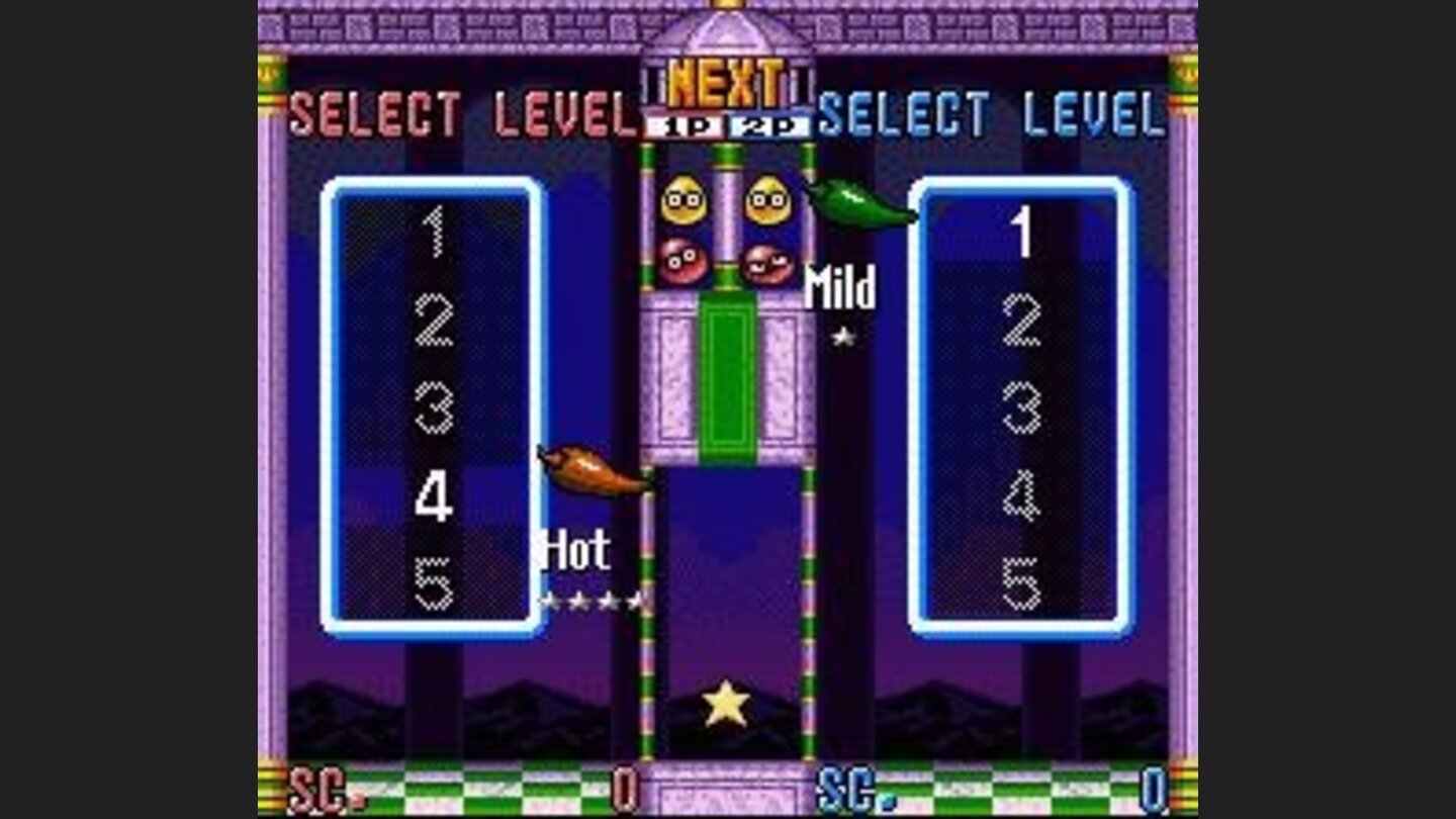 Setting up a two player game; for balanced matches the better player can start with a larger handicap