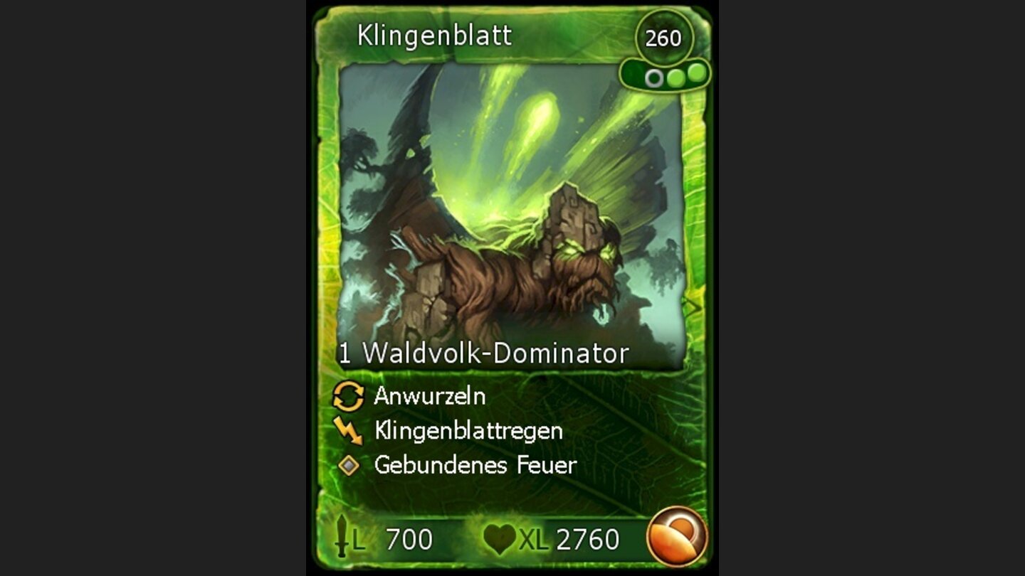 Battleforge - Natur-Deck: Klingenblatt