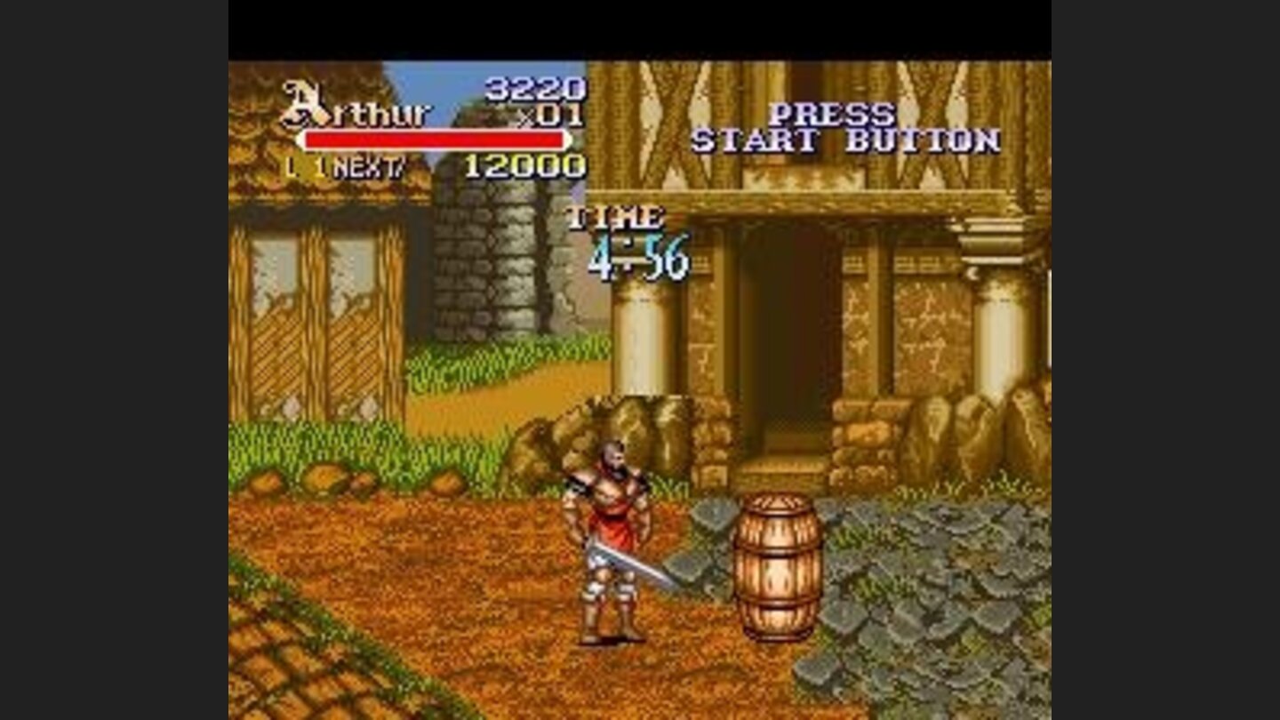 Barrels contain gold and power ups