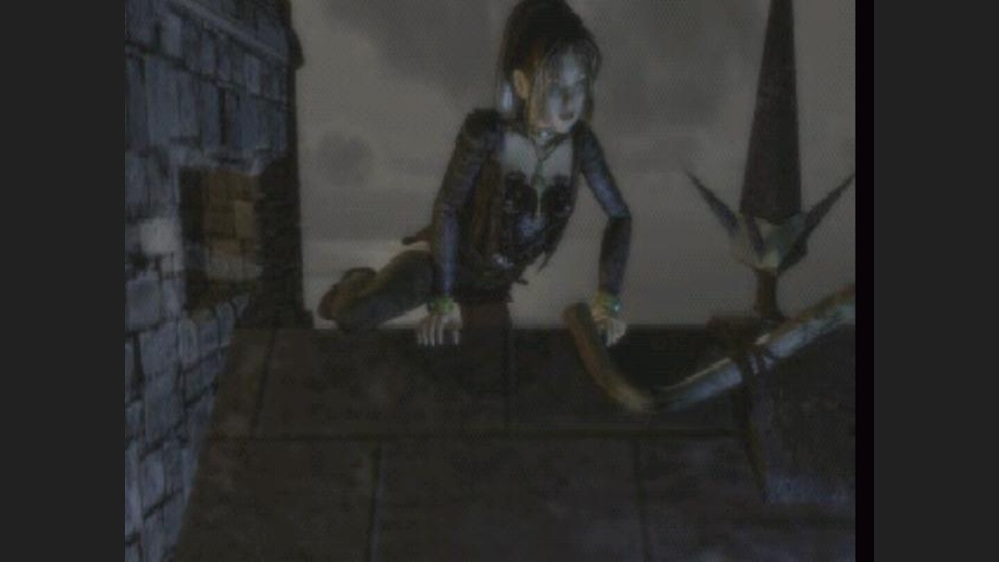 Koudelka climbs on the monastery wall...