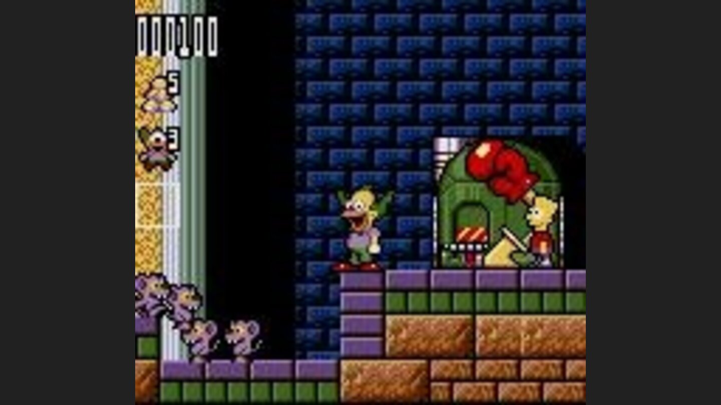 Krusty's Fun House Sur Sega Game Gear - Jeu Complet, Très Bon état