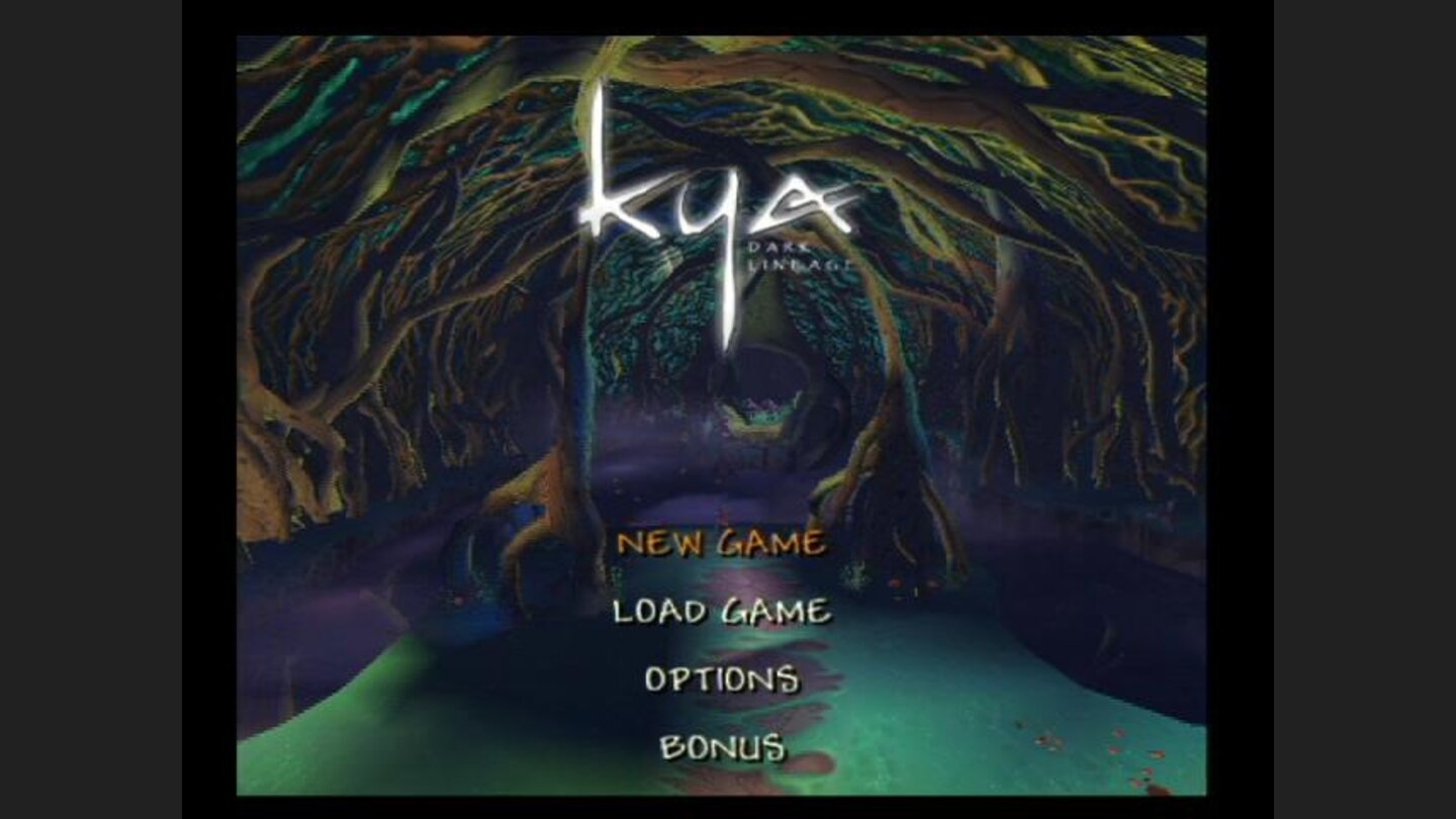 Title screen and main menu