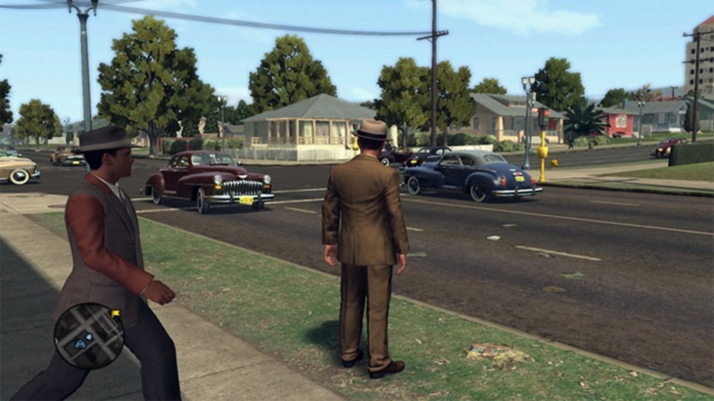 L.A. Noire (2011) In L.A. Noire, das 2011 für die Playstation 3, Xbox 360 und den PC auf den Markt kommt, spielen wir den Ermittler Cole Phelps, der im Los Angeles der 40er-Jahre verschiedene Fälle zu lösen hat – unter anderem die Black Dahlia-Morde. Anstelle von Feuergefechten stehen der Polizeialltag mit Verhören, Tatortuntersuchungen und Schreibtischarbeit im Mittelpunkt – schnelle Actionsequenzen kommen trotzdem immer wieder vor. In den Verhören erkennen wir anhand der Mimik unseres Gegenübers, ob wir angelogen werden oder gerade die Wahrheit hören. Die PC-Version des Spiels erscheint einige Monate nach den Konsolenfassungen, enthält dafür aber alle bis dahin erschienenen DLCs.