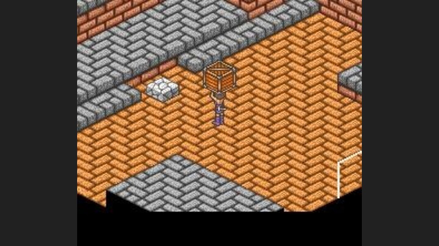 More complicated puzzle: make a staircase from the stone and the crate