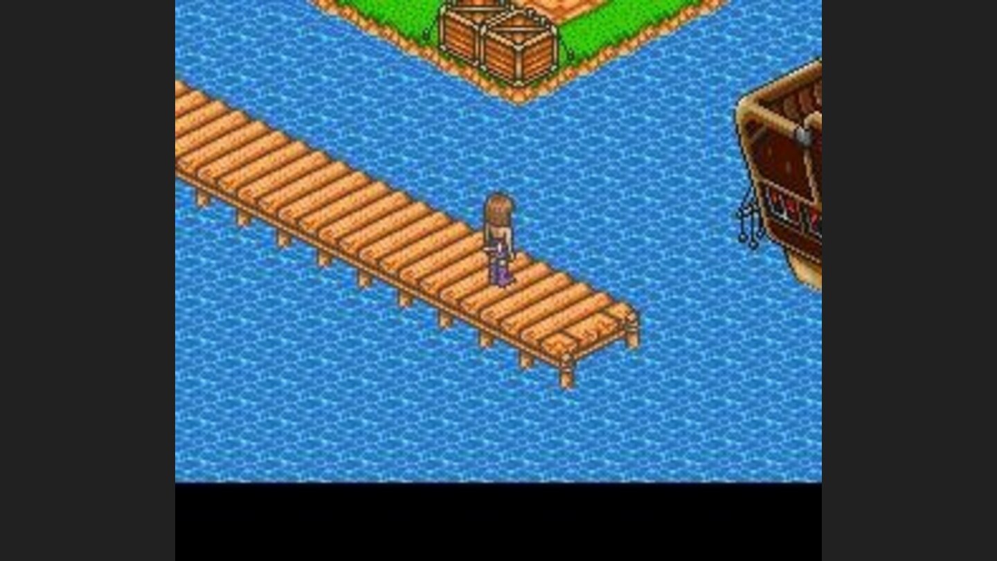 On a pier
