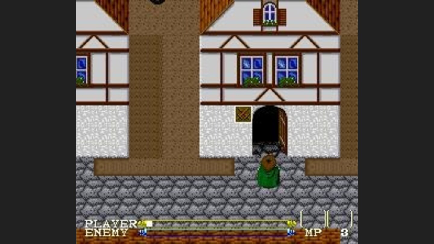 In front of a house