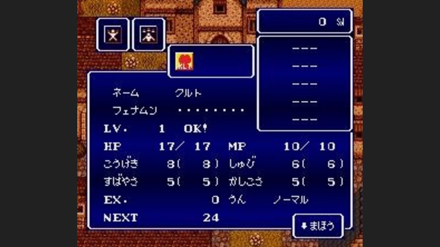 Character information