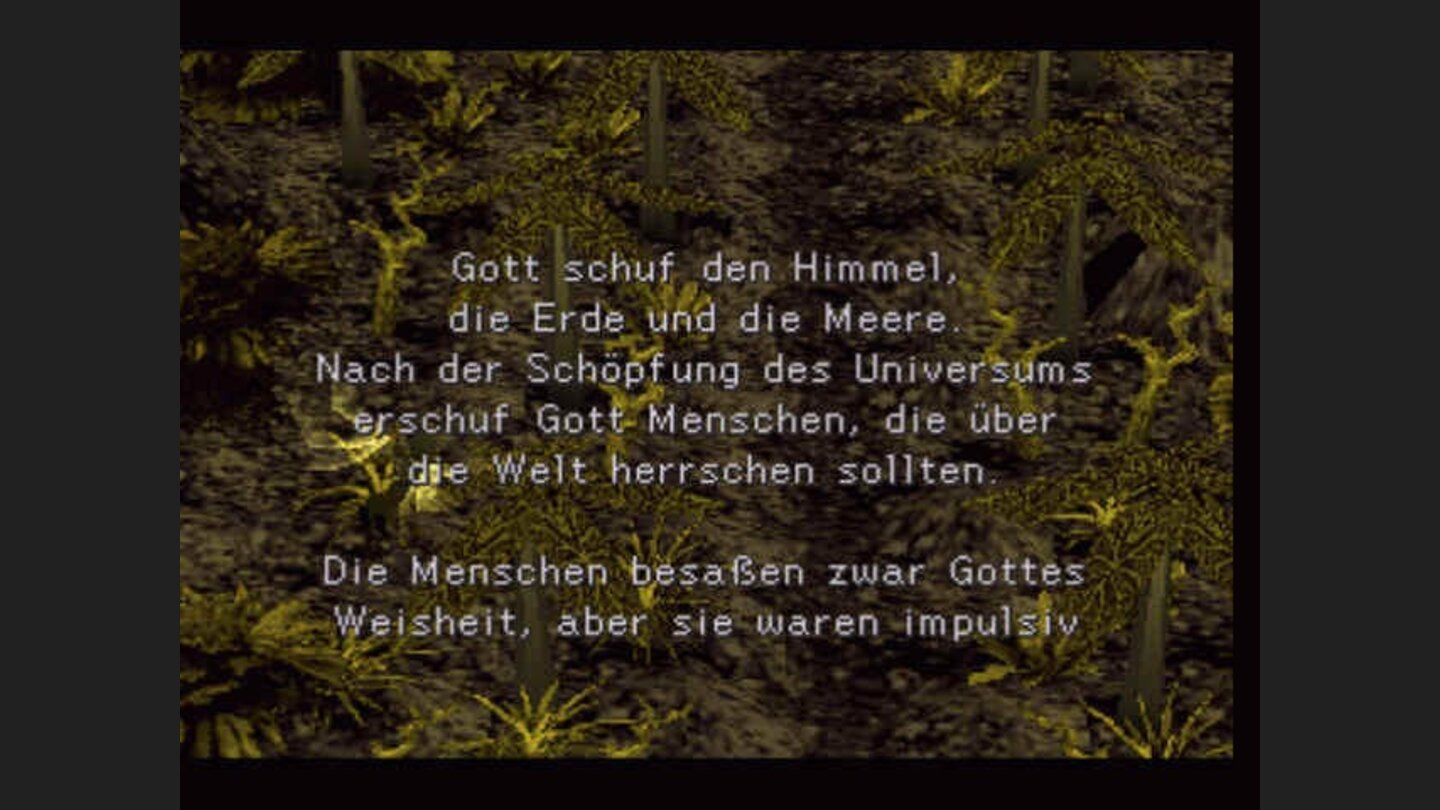 The story, told in text... Hmmm...