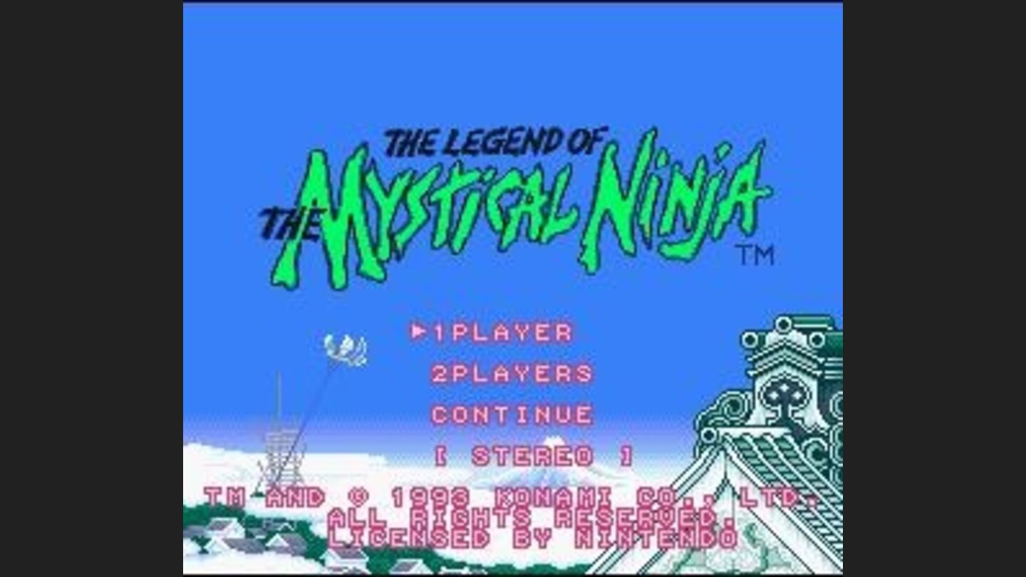 English Title screen
