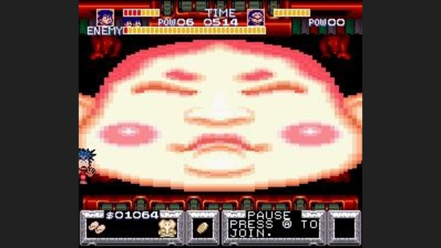 ... you have to deal with this huge face