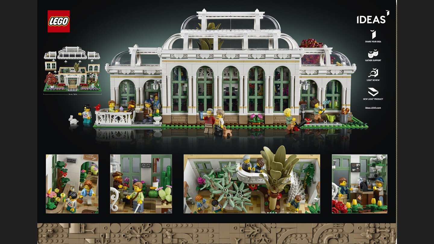 LEGO 21353 Der Botanische Garten