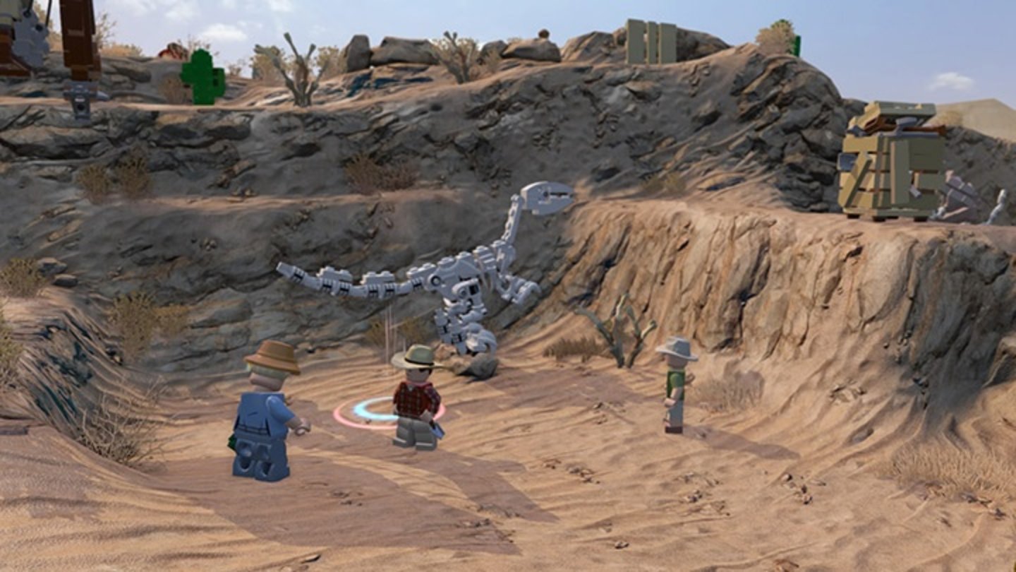 Lego Jurassic WorldInsgesamt sind über 100 Figuren aus dem Jurassic-Park-Universum spielbar.