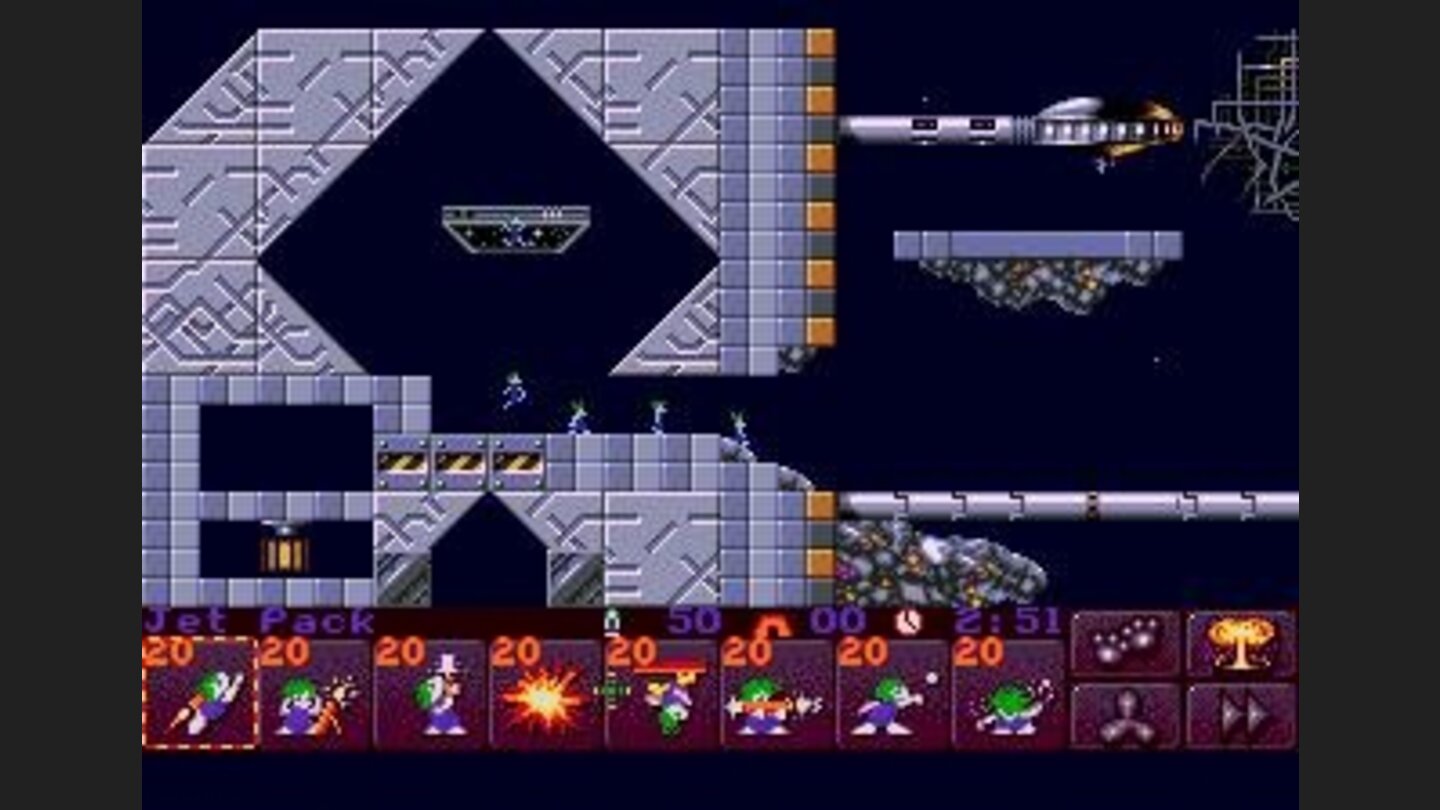 Practice in space: there are 20 possible lemmings of each job you chose previously