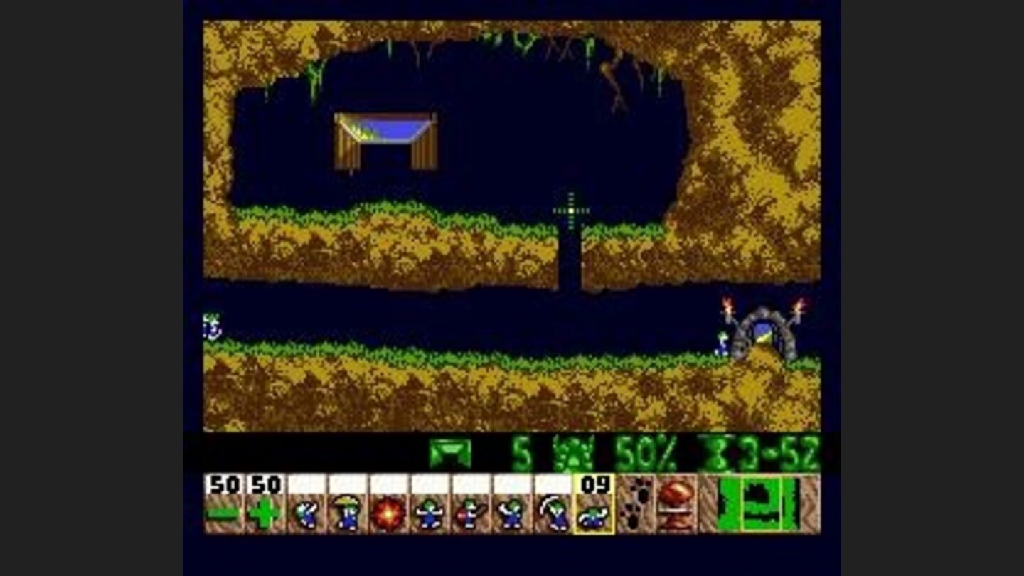 Digger: can dig holes in the ground and fall through them