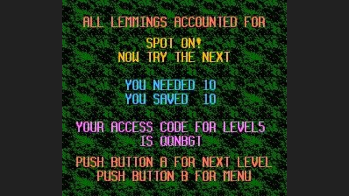 Completed a level