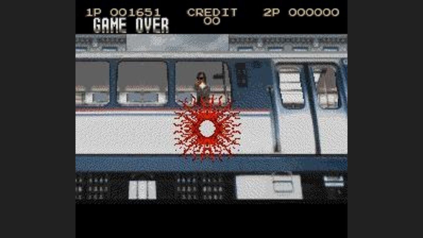 bang, right down the middle