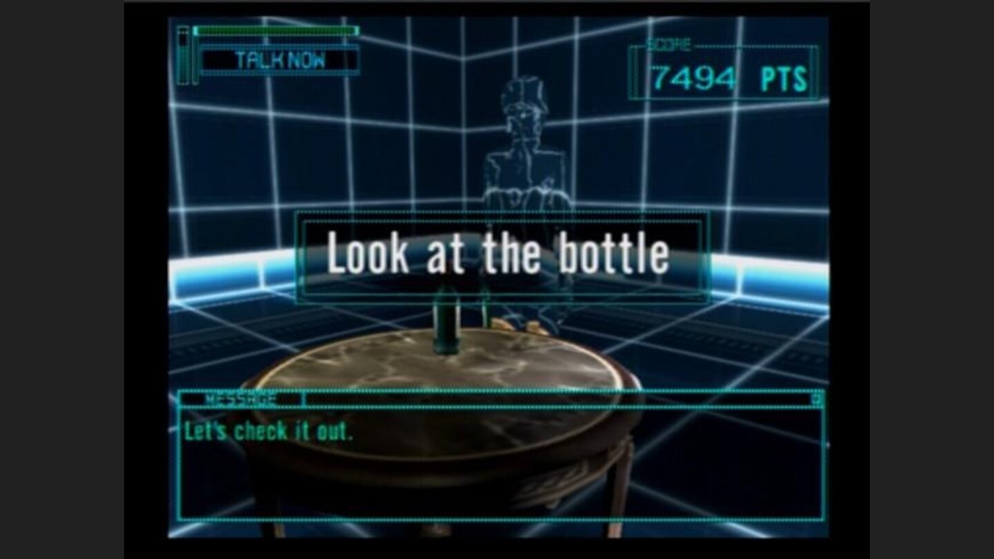 Learning how to give verbal commands to your character in search mode