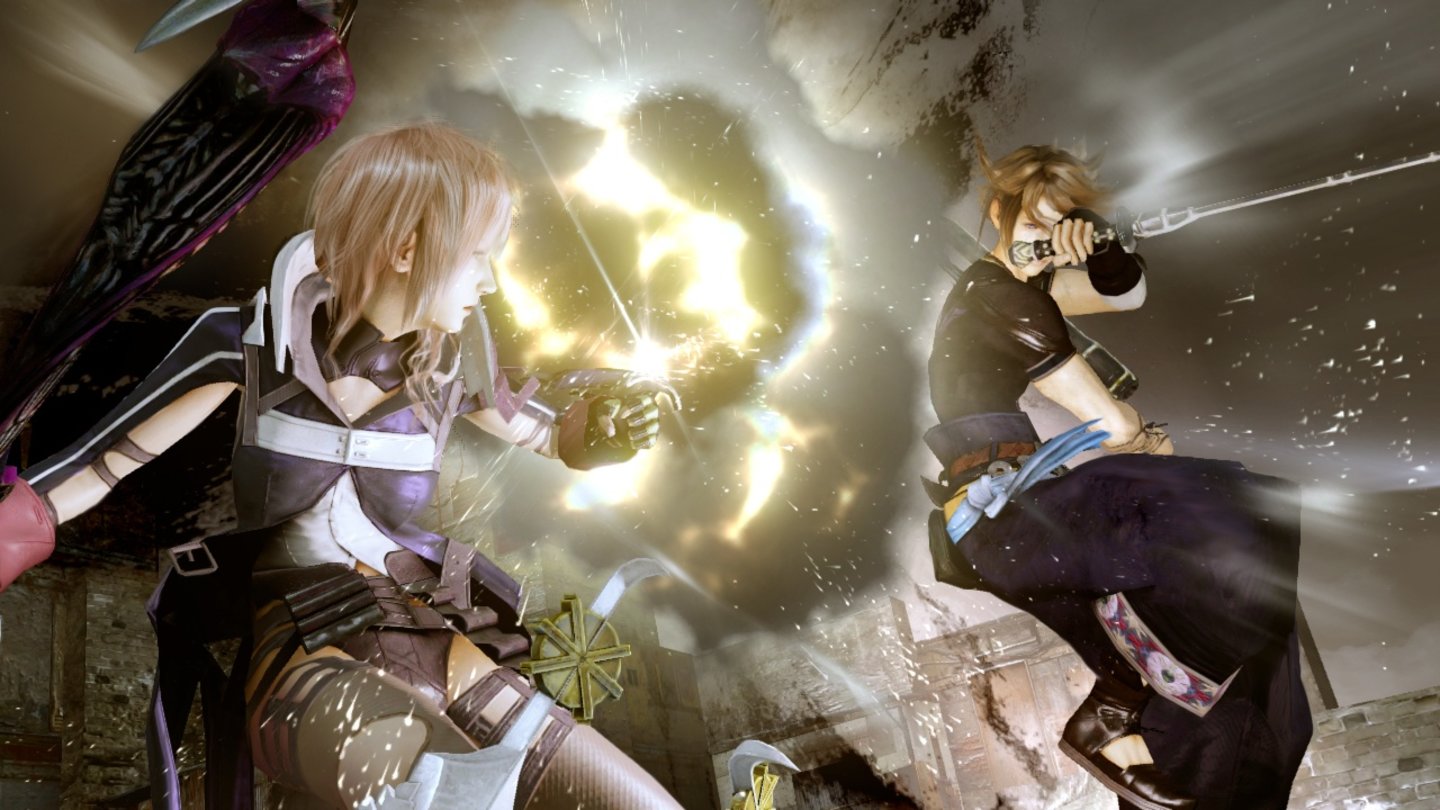 Lightning Returns: Final Fantasy 13Noel Kreiss, der Held aus dem Vorgänger, erhebt das Schwert gegen Lightning. Die Gründe dafür sind noch unbekannt.