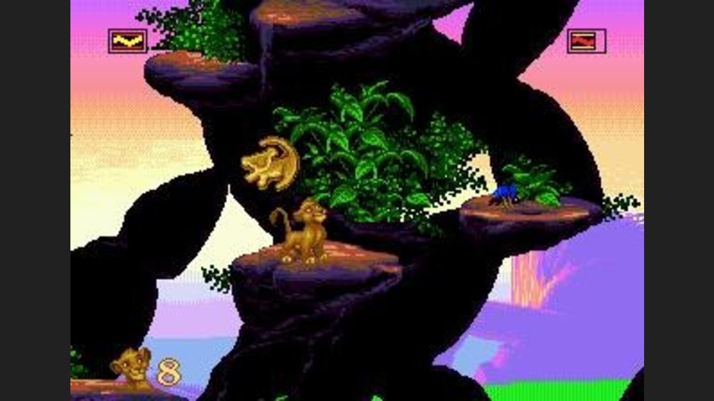 Touch the hanging lion icon and youll restart from this place if you die