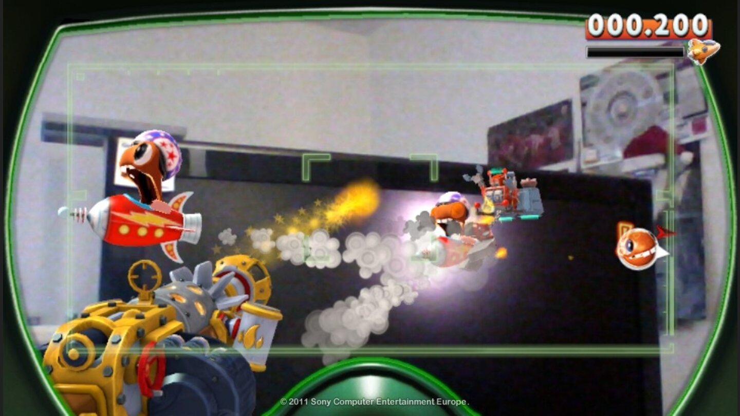 Little DeviantsDirekt in unserem Büro retten wir die kleinen Monster indem wir böse Roboter abknallen.