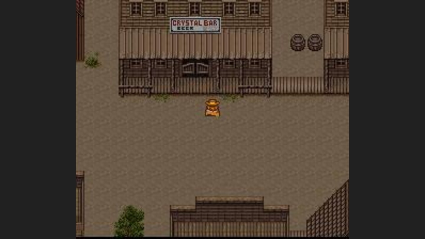 A typical Wild West town