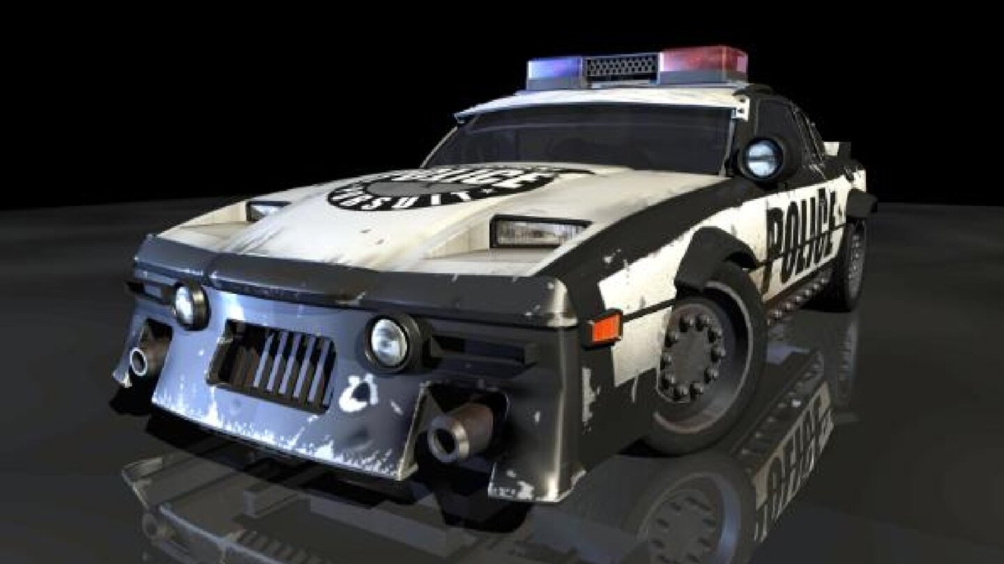 Loose CannonAshe kann auch Polizeiwagen stehlen.