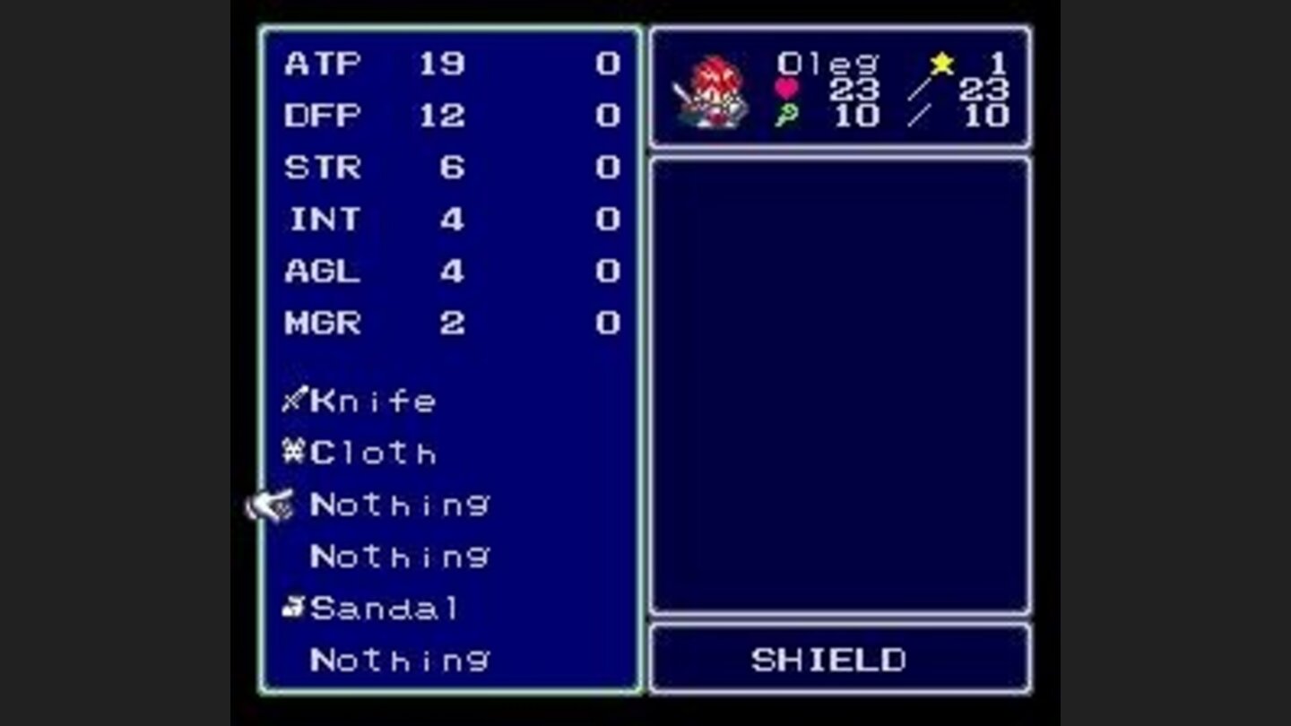 Equipping the hero
