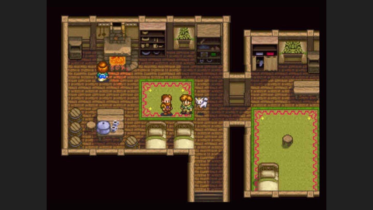 Inside a house