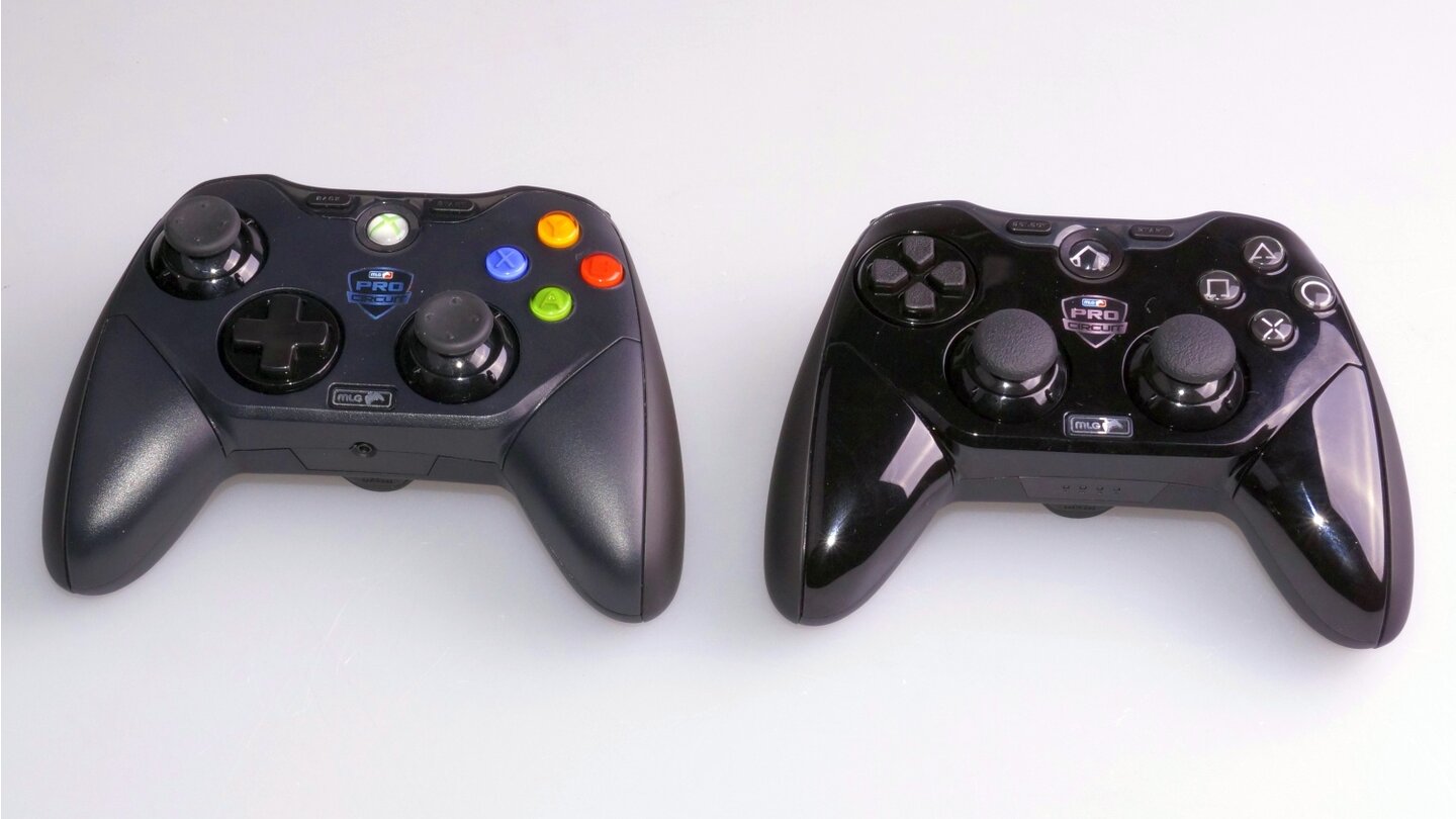 Links die Xbox-Variante, rechts die Playstation-3-Version.