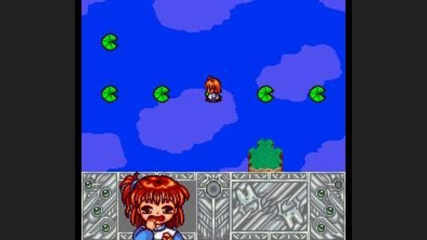 Lotus-jumping puzzle