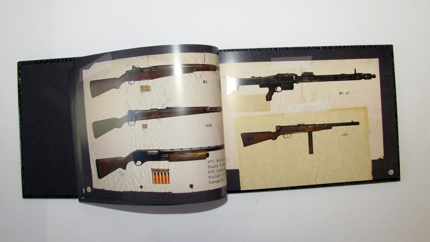 Die Collector's Edition von Mafia 2 ausgepackt... Waffen ...