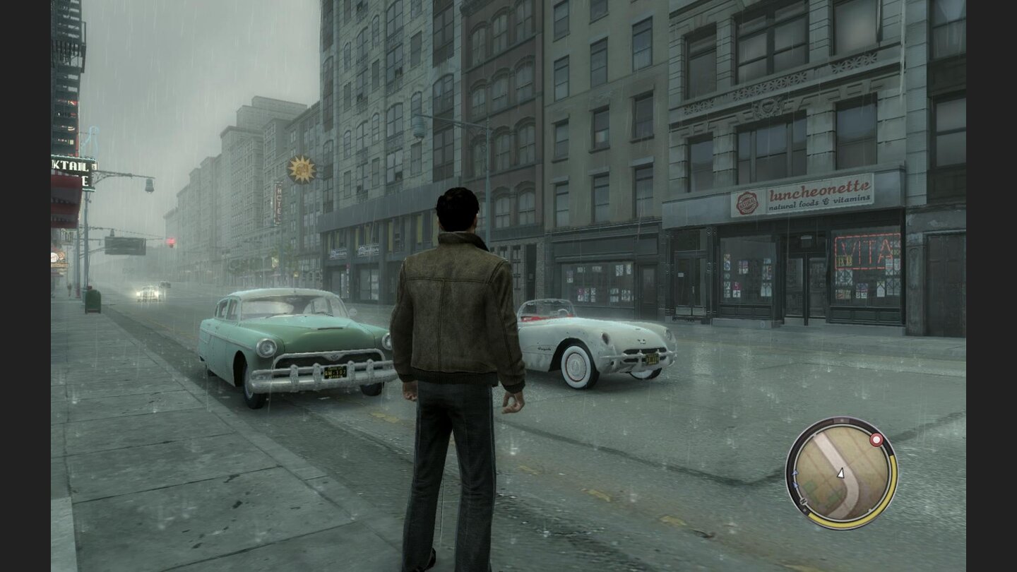 Ein Freund von unsWenn Sie danach die Wohnung verlassen, erleben Sie den ersten Regen in Empire Bay.