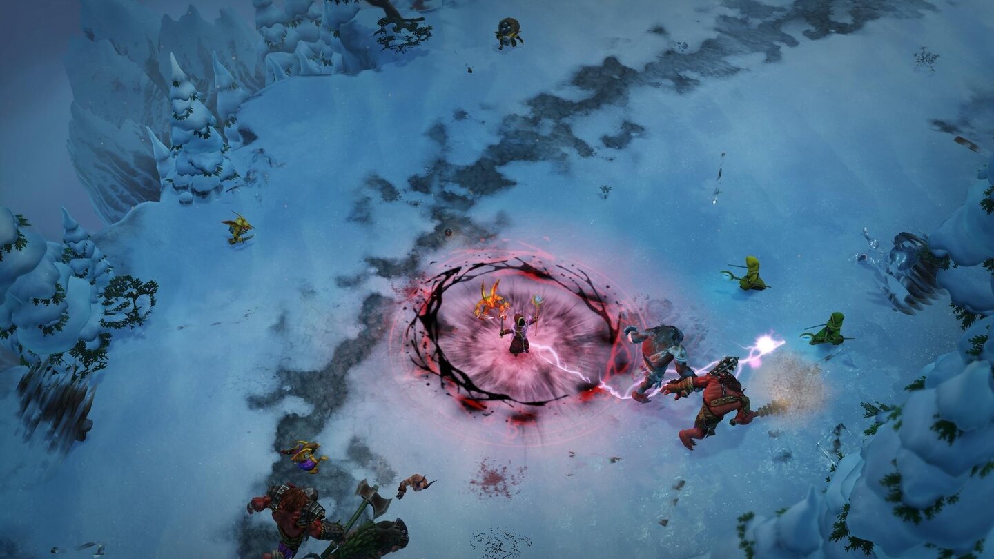 Magicka 2Magicka 2 spielt sich herrlich hektisch und wir hauen oft aus Versehen unsere Kollegen. Deshalb sollte man es auch an keiner Stelle zu ernst nehmen.