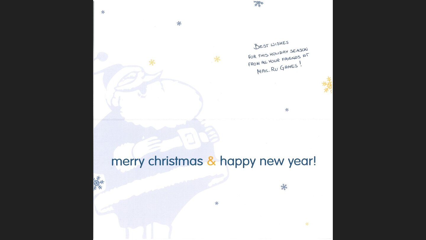 Weihnachtskarten 2010mailrugames