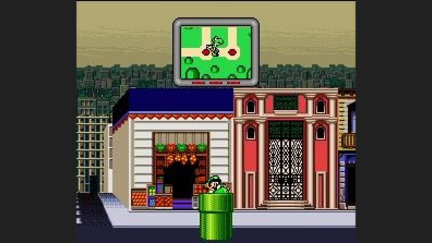 Use the pipes scattered in the city to shorten distances and save some time.