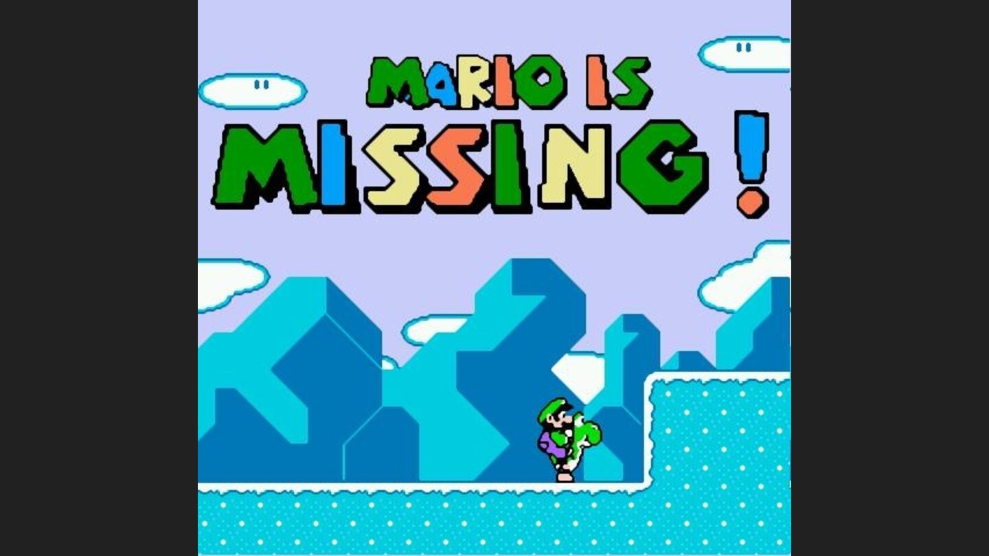 Well... if Mario is Missing, I guess its all up to Luigi then...