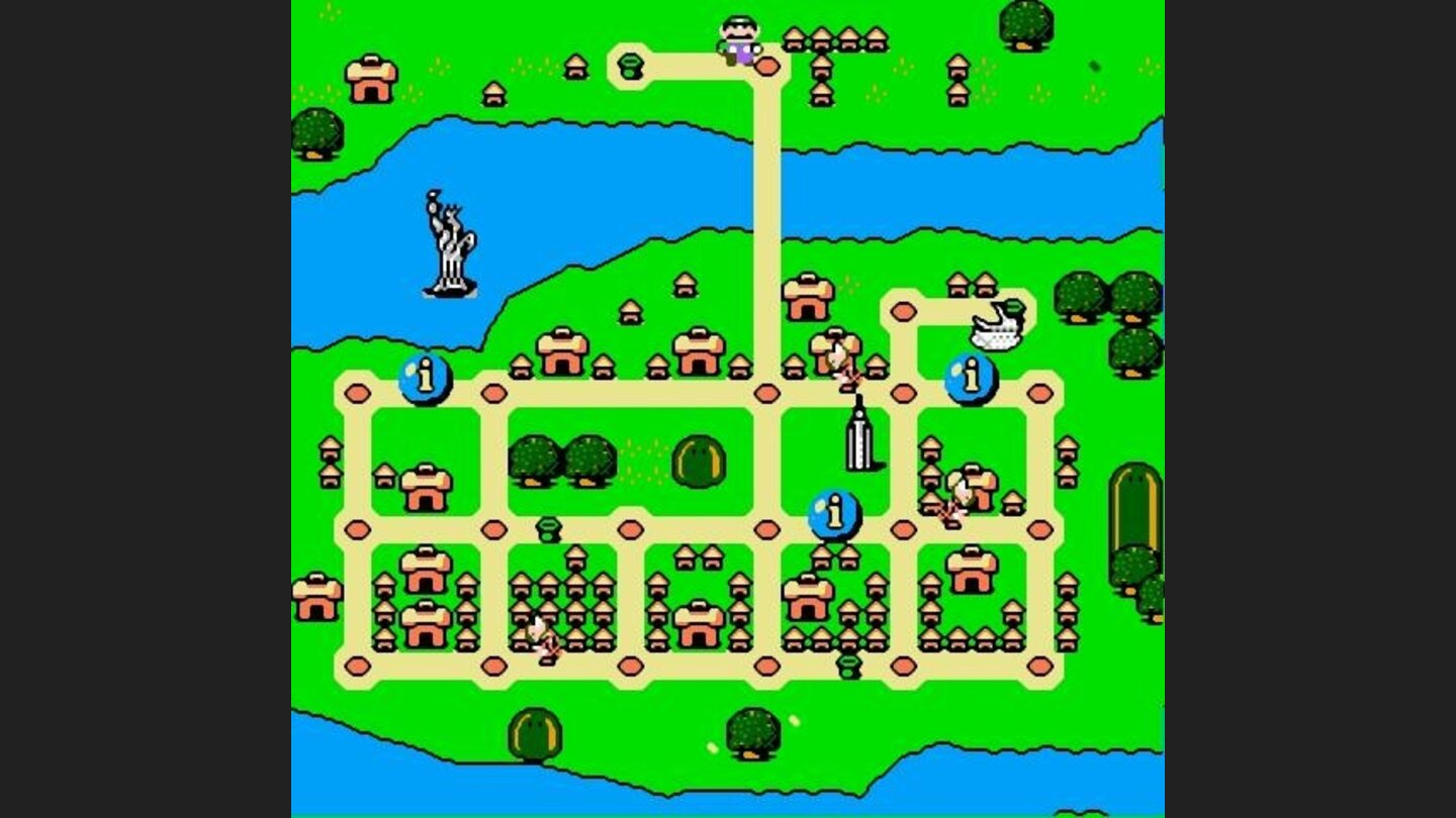 A map of each city will help you get your bearings and find koopas as well as tourist attractions