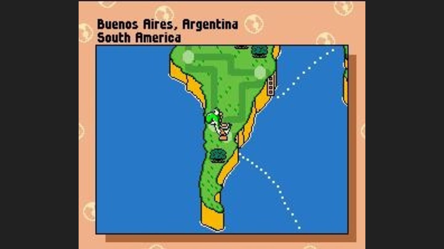 I think I am in Buenos Aires, so Ill try sending Yoshi there.