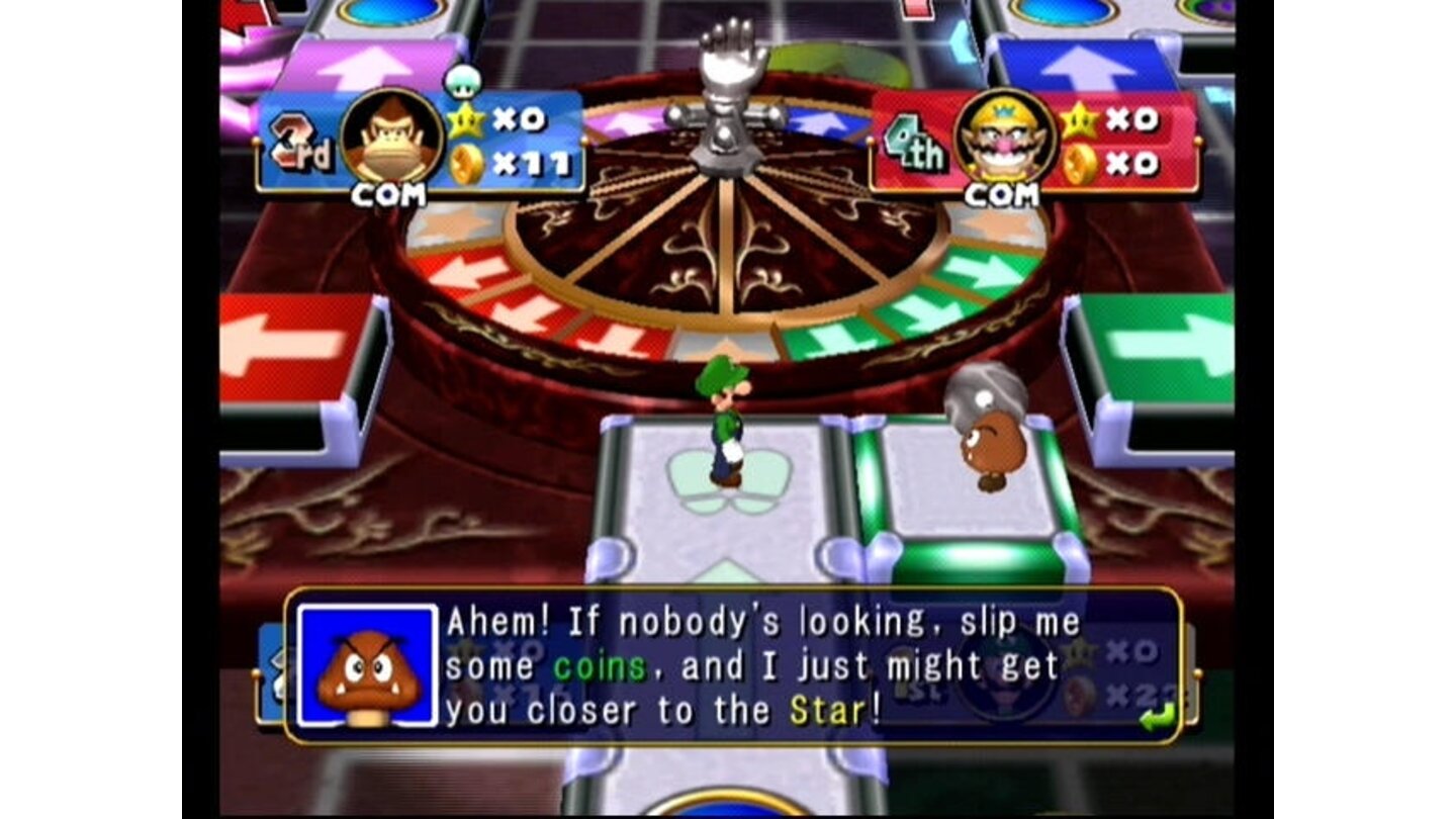 Luigi at the roulette wheel
