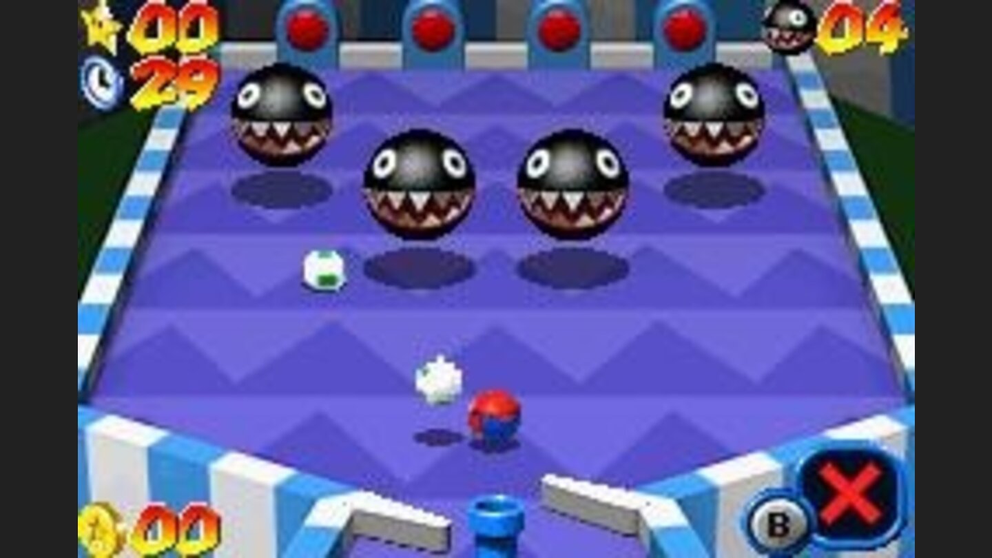 Bonus stage with hungry Chomp-Chomps.