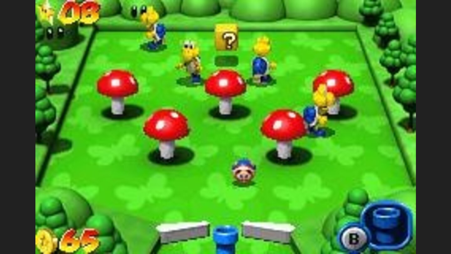 Some Koopas are walking peacefully in a toadstool field, waiting the moment of death... ;-)